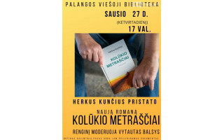 Bibliotekoje bus pristatytas Herkaus Kunčiaus romanas „Kolūkio metraščiai“