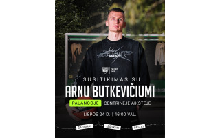 "Žalgirio" sirgaliai, kviečiame į susitikimą su Arnu Butkevičiumi prie jūros