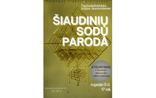 Julijos Jauniuvienės šiaudinių sodų paroda 