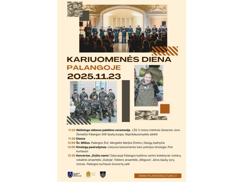 Kariuomenės diena Palangoje 2025