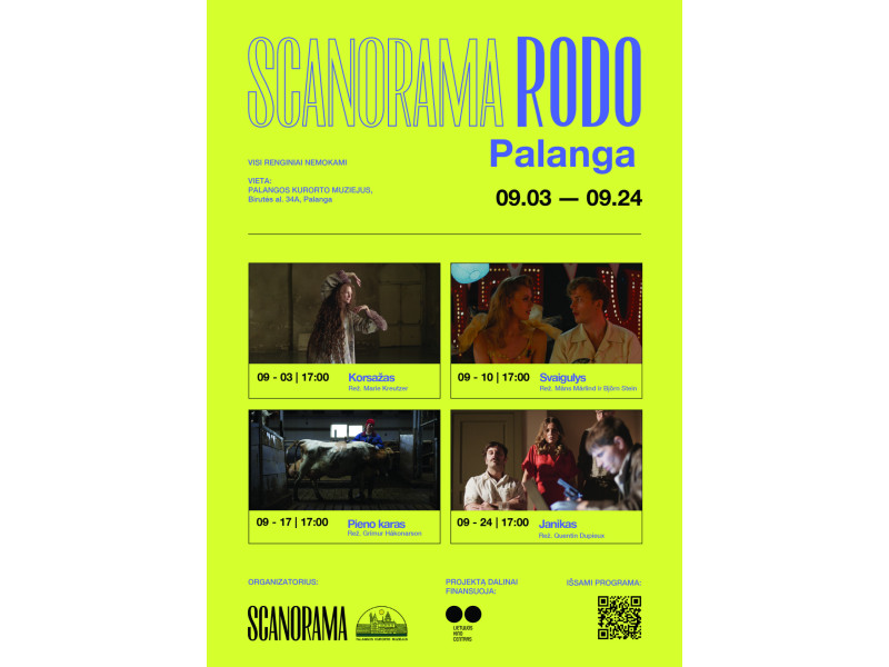 Europos kino festivalis „Scanorama“ Palangos kurorto muziejuje