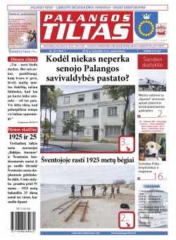 Palangos tilto laikraštis, Data: 2016-04-20, Numeris: 29(1463) 