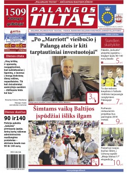 Palangos tilto laikraštis, Data: 2017-08-03, Numeris: 55(1586) 