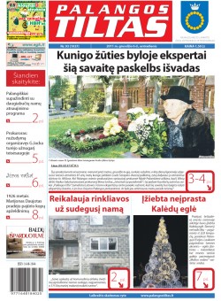 Palangos tilto laikraštis, Data: 2011-12-05, Numeris: 93(1037) 