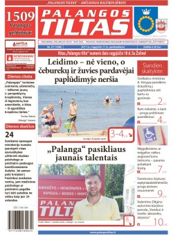 Palangos tilto laikraštis, Data: 2017-08-10, Numeris: 57(1588) 