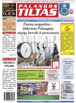 Palangos tilto laikraštis, Data: 2014-10-09, Numeris: 76(1314) 