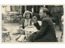 Elena Žalenkivičaitė-Petrauskienė ir Henrikas Kačinskas Palangoje. Apie 1930. LTMKM archyvo nuotr.