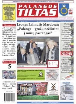 Palangos tilto laikraštis, Data: 2014-10-20, Numeris: 79(1317) 