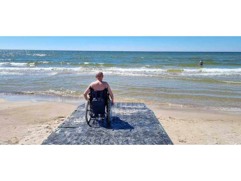  Neįgaliesiems privažiuoti prie jūros jau visai netrukus bus patogiau 