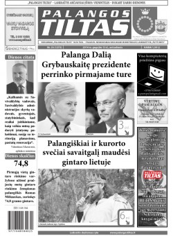 Palangos tilto laikraštis, Data: 2014-05-12, Numeris: 35(1273) 