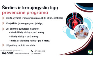 Širdies sveikata – mūsų rankose: prevencija gali išgelbėti gyvybę