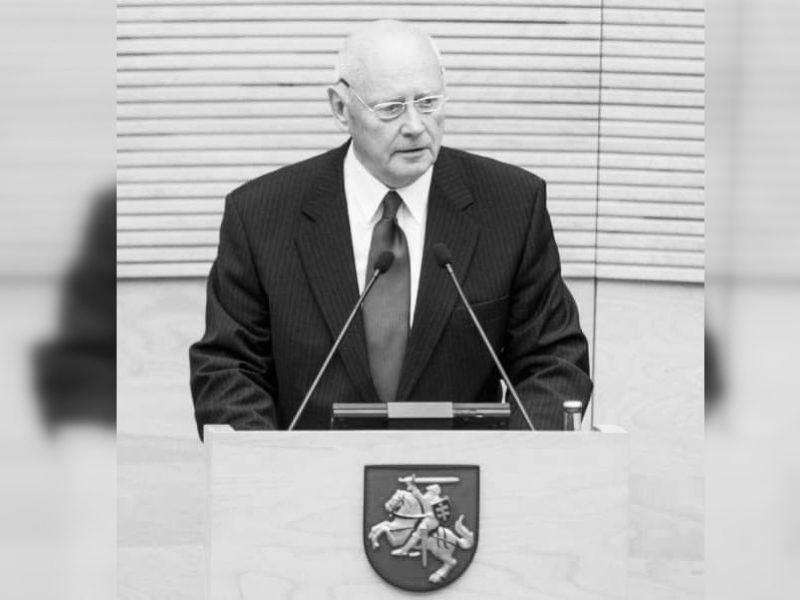 MIRĖ LIETUVOS NEPRIKLAUSOMYBĖS AKTO SIGNATARAS L. N. RASIMAS