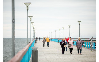 Vasaros sezonas Palangoje buvo pasyvesnis: pastebima, kad daugėja atostogaujančių rudenį 