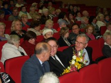 Senjorus studentus pasveikino meras Š. Vaitkus ir Seimo narys P. Žeimys.