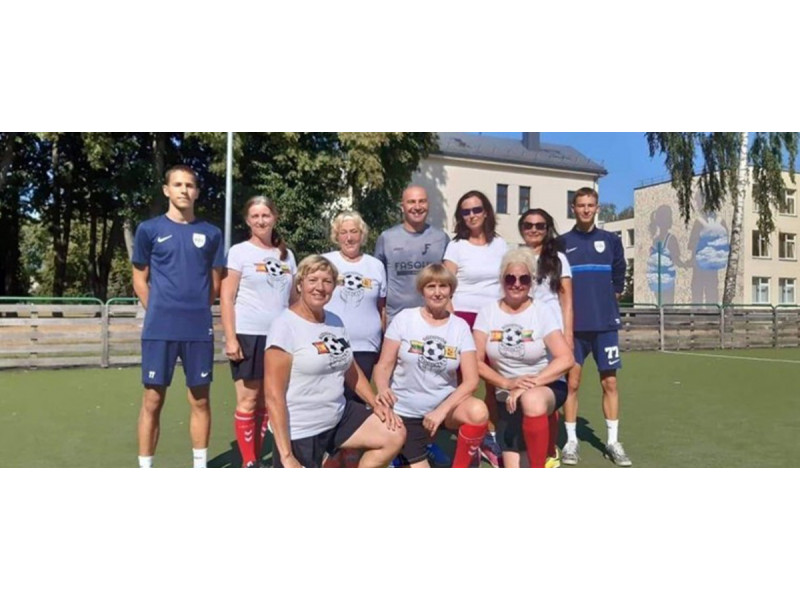 Marijampolės futbolo klubo „Sūduvos močiutės“ pasiruošimas tarptautiniam turnyrui prasidėjo Palangoje