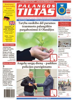 Palangos tilto laikraštis, Data: 2017-10-03, Numeris: 71 (1602) 