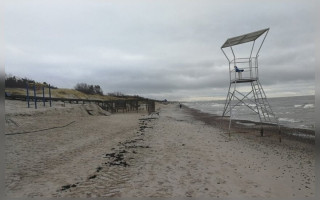 Audros apgadino Baltijos krantus: paaiškėjo, kurie paplūdimiai nukentėjo labiausiai 