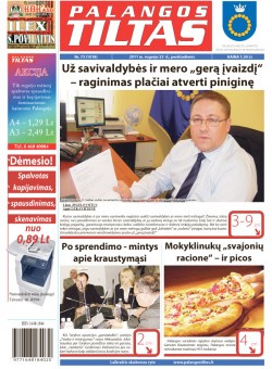 Palangos tilto laikraštis, Data: 2011-09-23, Numeris: 73 (1017) 