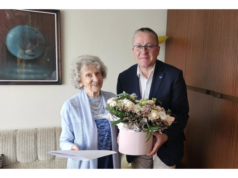 Palangiškė, buvusi pradinių klasių mokytoja Irena Sakelytė, švenčia 100-ąjį jubiliejų