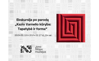  Ekskursija po parodą „Kazio Varnelio kūryba: Tapatybė ir forma“