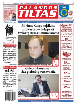 Palangos tilto laikraštis, Data: 2015-11-23, Numeris: 89(1425) 