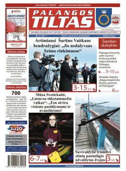 Palangos tilto laikraštis, Data: 2020-01-24, Numeris: 03 (1729) 