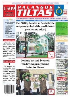 Palangos tilto laikraštis, Data: 2014-06-26, Numeris: 47(1285) 