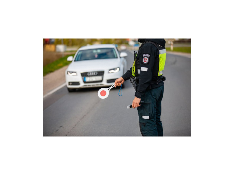 Palangoje sustabdyta neblaivi vairuotoja