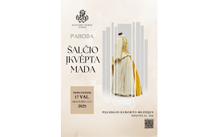 Palangos kurorto muziejuje atidaroma elegancija pulsuojanti ir mados istorijos entuziastus užbursianti paroda „Šalčio įkvėpta mada“ iš Aleksandro Vasiljevo fondo kolekcijos