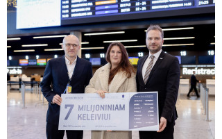 Visų laikų rekordas: Palangos oro uostas pernai aptarnavo beveik 448,4 tūkst. keleivių, 18,7 proc. daugiau nei 2024 metais