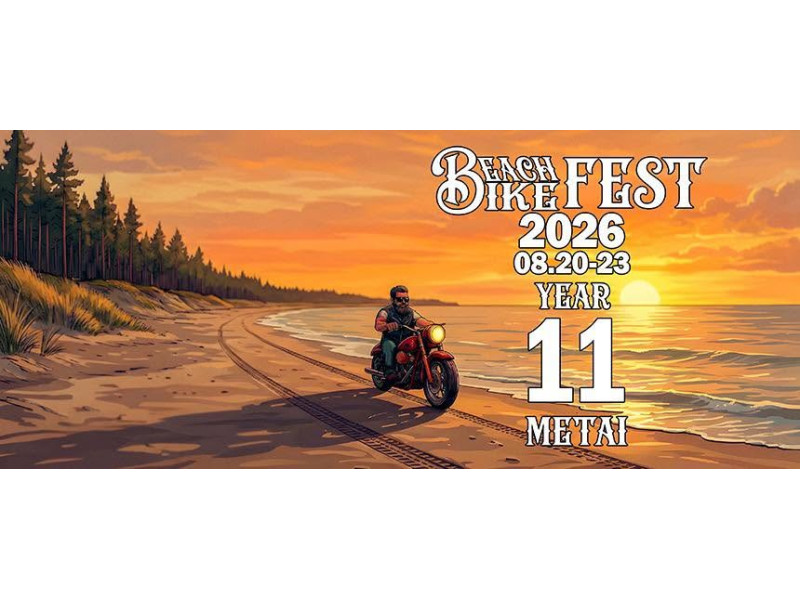Rugpjūčio 20-23 dienomis į Šventąją vėl kviečia tarptautinis baikerių paplūdimio ir muzikos festivalis BEACH BIKE FEST
