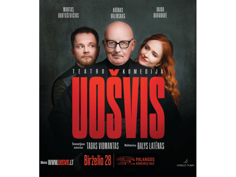 Kviečia į teatro komediją "Uošvis"