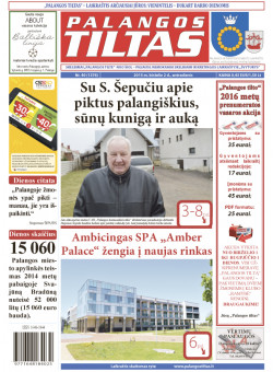 Palangos tilto laikraštis, Data: 2015-06-01, Numeris: 40(1376) 