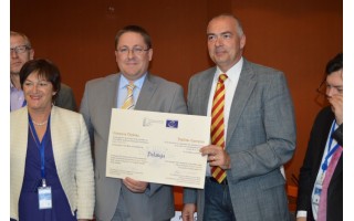Palangai Strasbūre įteiktas Europos diplomas