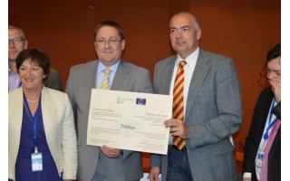 Palangai Strasbūre įteiktas Europos diplomas