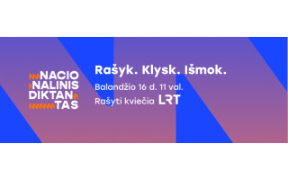 Vėl kviečia rašyti Nacionalinį diktantą