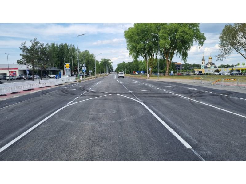 Šeštadienį Liepojos plento atkarpa nuo Virbališkės tako iki Bangų gatvės po rekonstrukcijos bus atidaryta