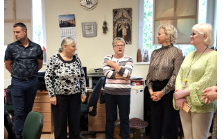Palangos miesto savivaldybės asmenų su negalia gerovės tarybos vizitas Palangos m. sutrikusios psichikos žmonių globos bendrijoje 