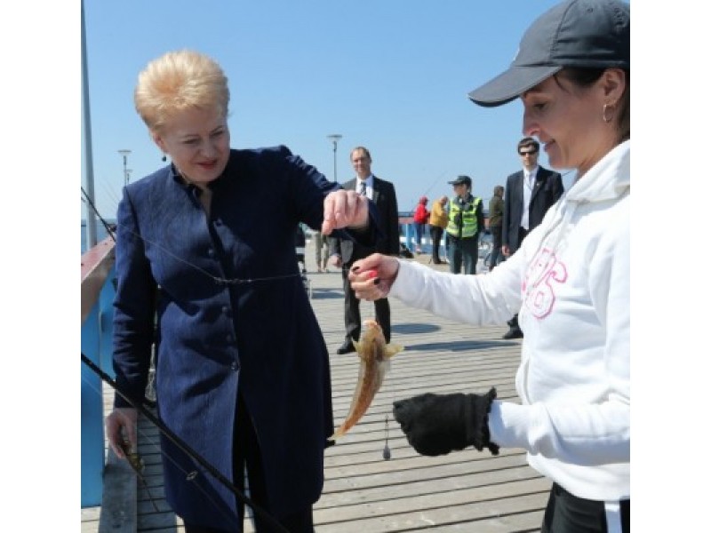 Prezidentė Dalia Grybauskaitė: „Stintos man kvepia pavasariu“