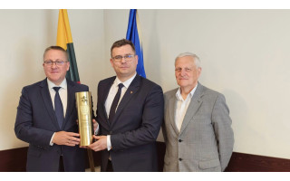 Palanga susilaukė išskirtinės padėkos iš krašto apsaugos ministro Lauryno  Kasčiūno