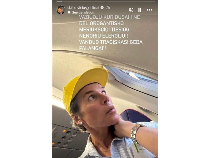 Nuotrauka iš Juozo Statkevičiaus socmedijų