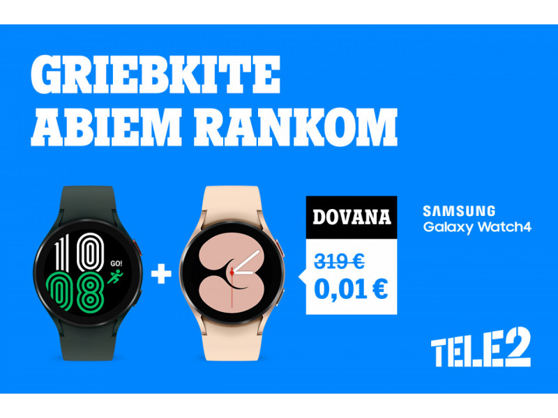 Karščiausi „Tele2“ pasiūlymai išmaniam laisvalaikiui: įsigijus vieną laikrodį – antras dovanų!