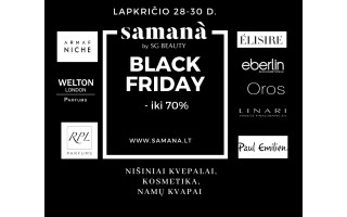 SG Klinika Palangoje kviečia į "žiaurių" išpardavimų Black Friday