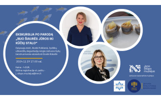 Ekskursija po silkės kelio parodą ir žydiškų užkandžių su silke degustacija