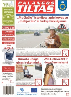 Palangos tilto laikraštis, Data: 2011-07-07, Numeris: 52 (996) 