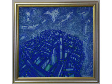 Aloyzo Stasiulevičiaus paveikslas „Mėlyni toliai“, 2000 m.
