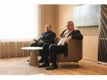 Kęstutis Jakeliūnas ir Tomas Ambrozaitis. Dominyko Mažūno nuotrauka