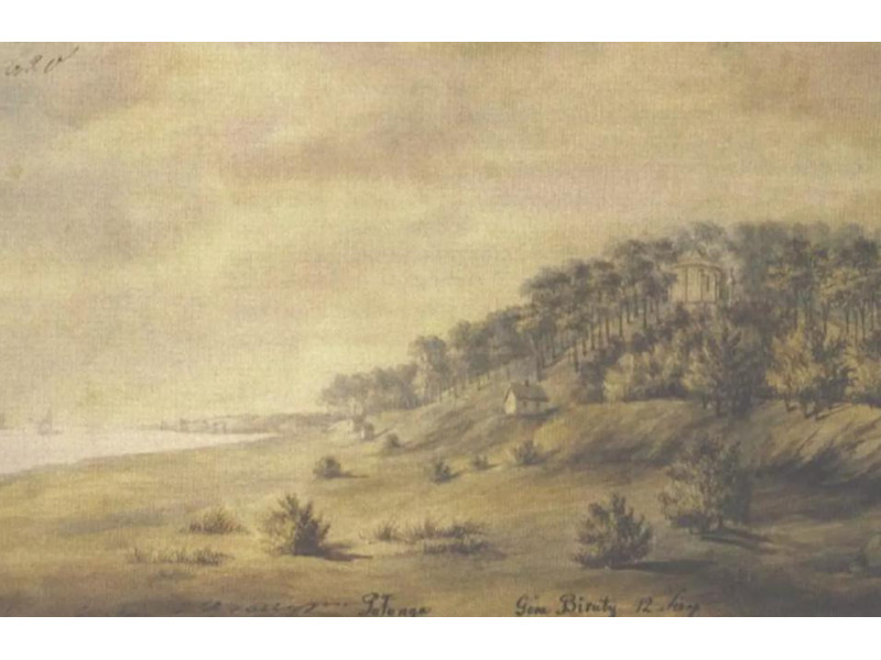 © Tokį legendinio Birutės kalno, kuris yra ir kuršiškas Palangos piliakalnis, vaizdą 1875 m. matė dailininkas Napoleonas Orda. Deniso NIKITENKOS archyvai.