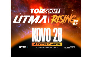 Palangiškio Viktoro Geco įsteigta Lietuvos kovinio sporto organizacija UTMA kviečia į UTMA RISING turnyrą kovo 28 dieną Klaipėdos „Švyturio“ arenoje