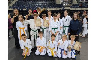 Karate kiokušin mokyklos „Shodan“ auklėtinių komanda Lietuvos vaikų Kata čempionate iškovojo daugiausiai medalių